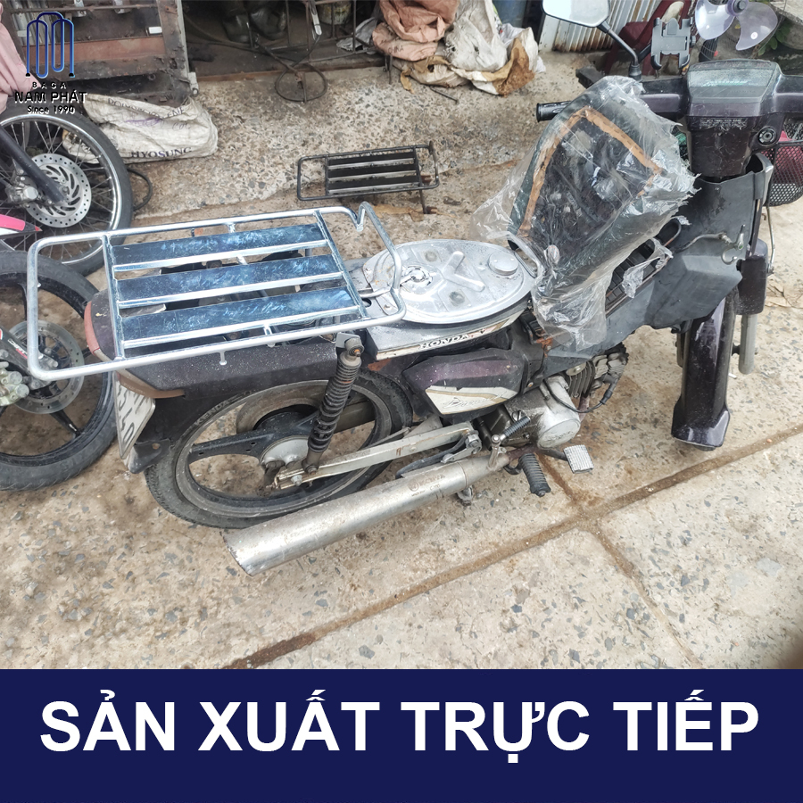 Baga Chở Hàng Cub 82 84 DD DH88 custom 92 94 đèn vuông 14 li đặc Nam Phát Bắt Chết, Thay Cảng cố định