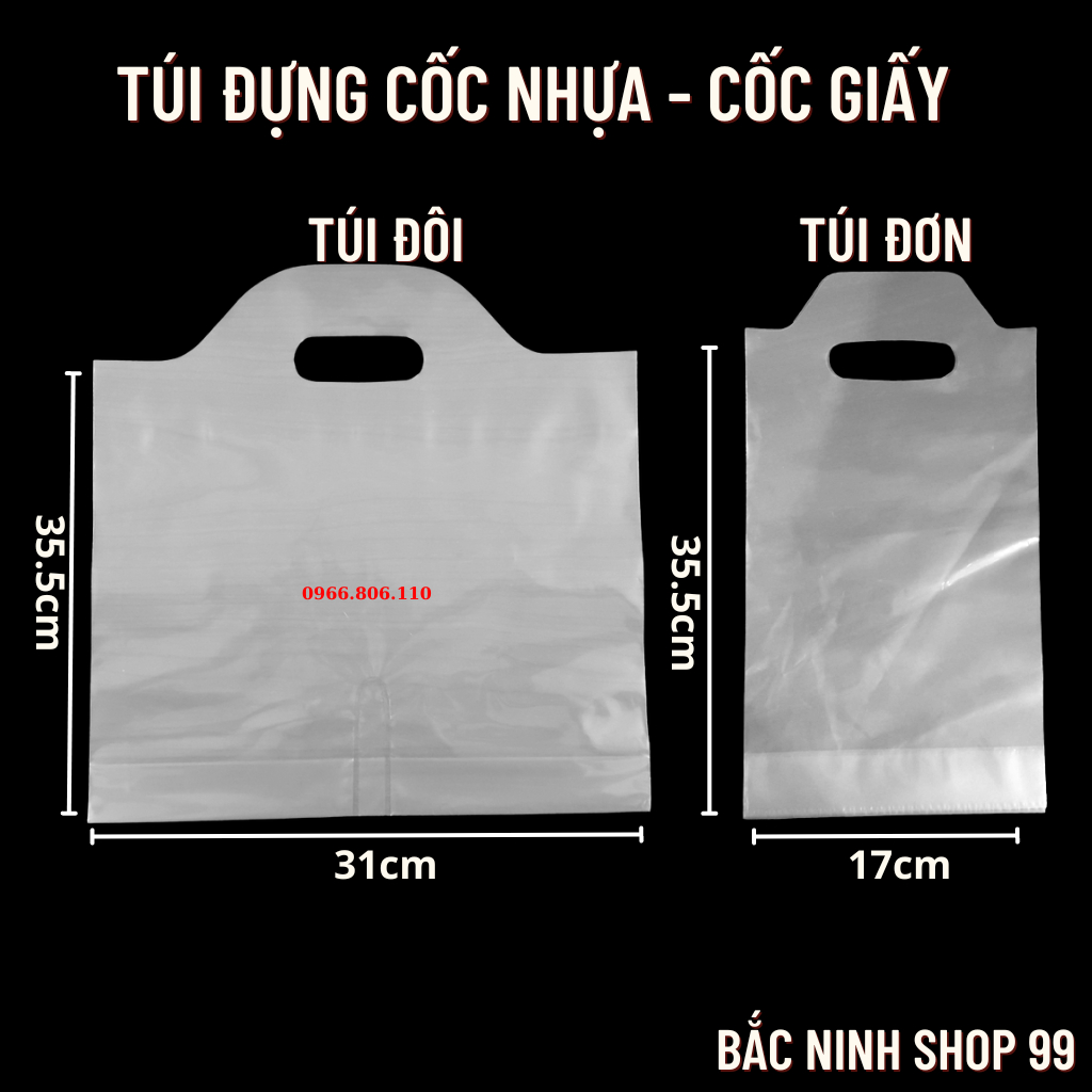 Túi đựng trà sữa  size 0,5KG - 1KG hàng chất lượng