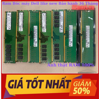 Ram pc máy bàn ddr4 8gb 4gb nhiều buss chính hãng bóc máy bộ đẹp như mới