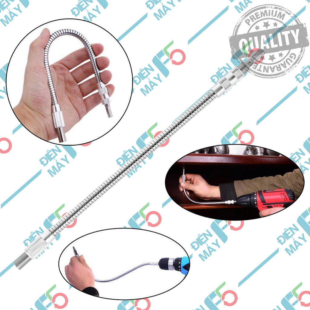 DMF5 Thanh Chuyển Hướng Vặn Vít Dây Nối Dài Vít Kim Loại 300mm