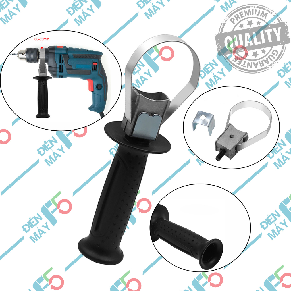 DMF5 Tay cầm máy khoan bê tông , Tay cầm trước máy khoan đục bê tông Dày dặn, chắc chắn