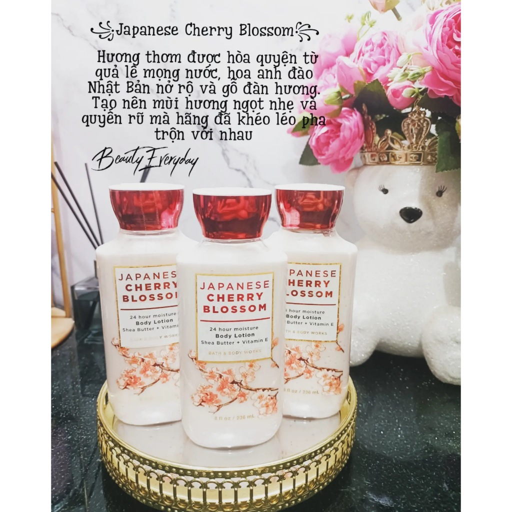 Sữa Dưỡng Thể Japanese Cherry Blossom - Body Lotion Bath & Body Works 236ml
