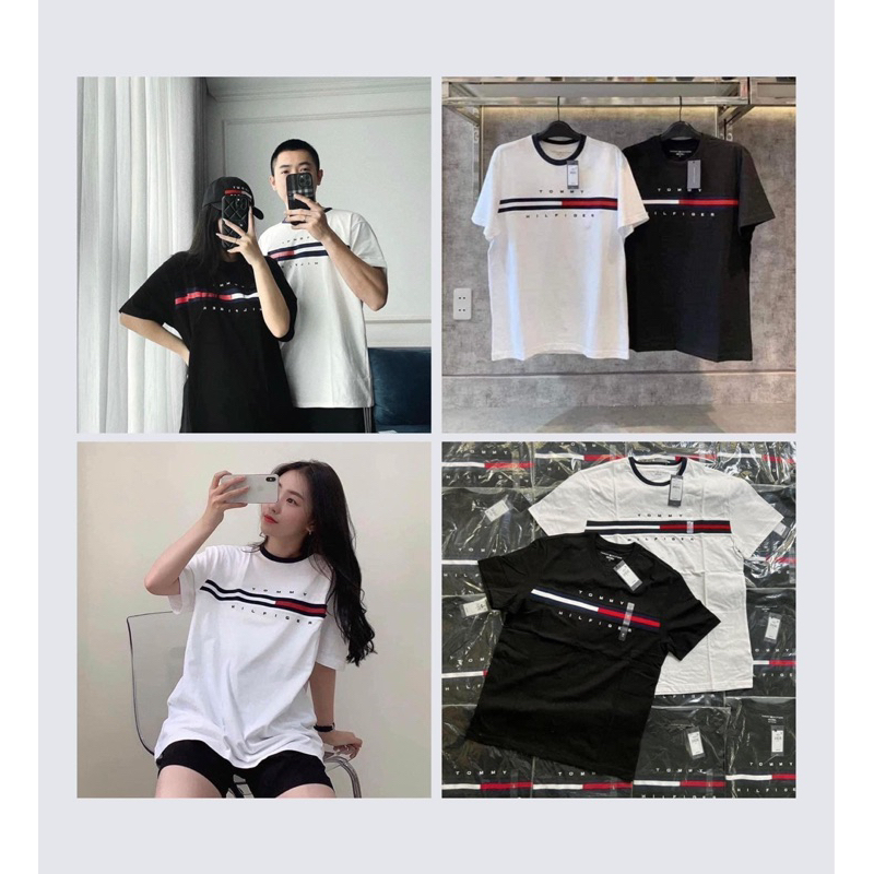 Áo thun TM chữ kí + basic hàng loại 1 chuẩn cao cấp full bao bì tag mác