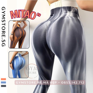 Quần Legging Cạp Cao Gen Bụng Chun Mông Thể Thao Nữ Tập Gym Yoga Thun Dệt Dày Dặn Thoáng Mát Cực Tôn Dáng GYMSTORE 601