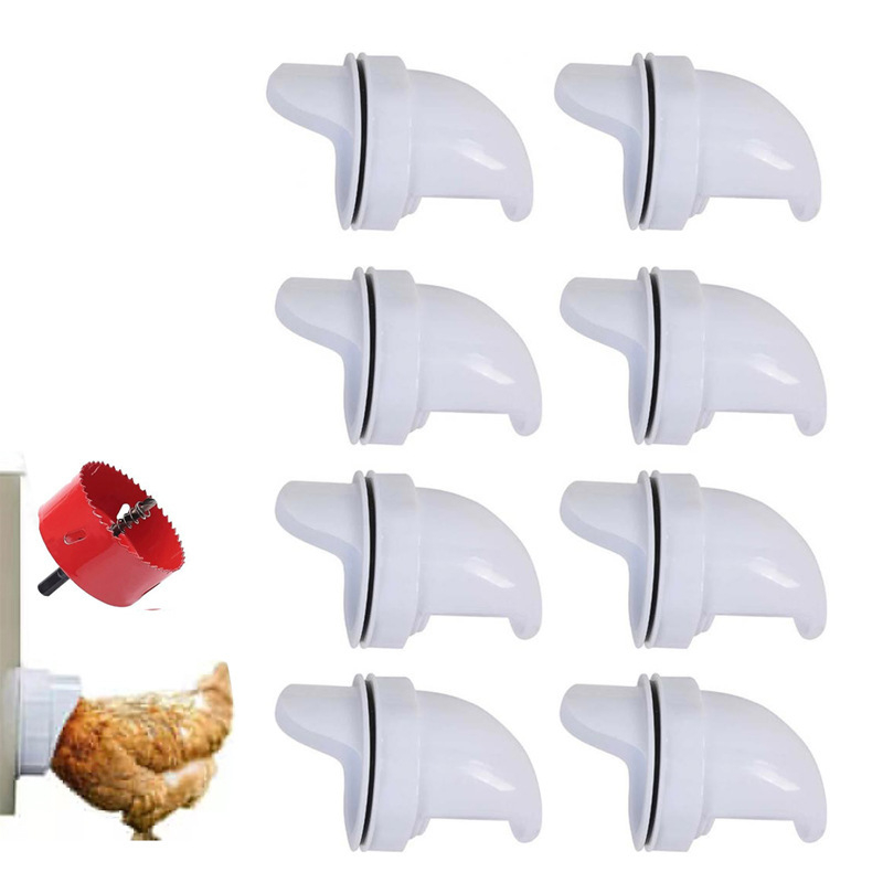 Đầu ống máng ăn cho gia cầm chống mưa chống nắng chống ẩm chăn nuôi gia cầm