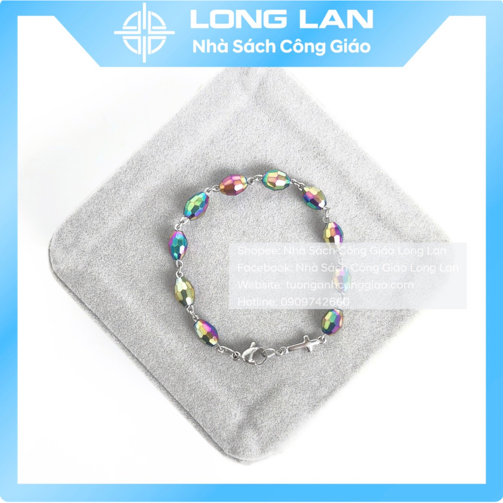 TRÀNG HẠT, CHUỖI MÂN CÔI PHA LÊ HẠT LÚA 10 KINH-QUÀ TẶNG CÔNG GIÁO
