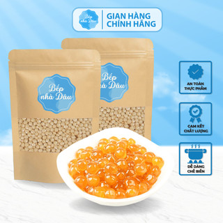 Trân châu hoàng kim cao cấp túi 200g làm sữa trân châu, milo dầm trân châu hoàng kim