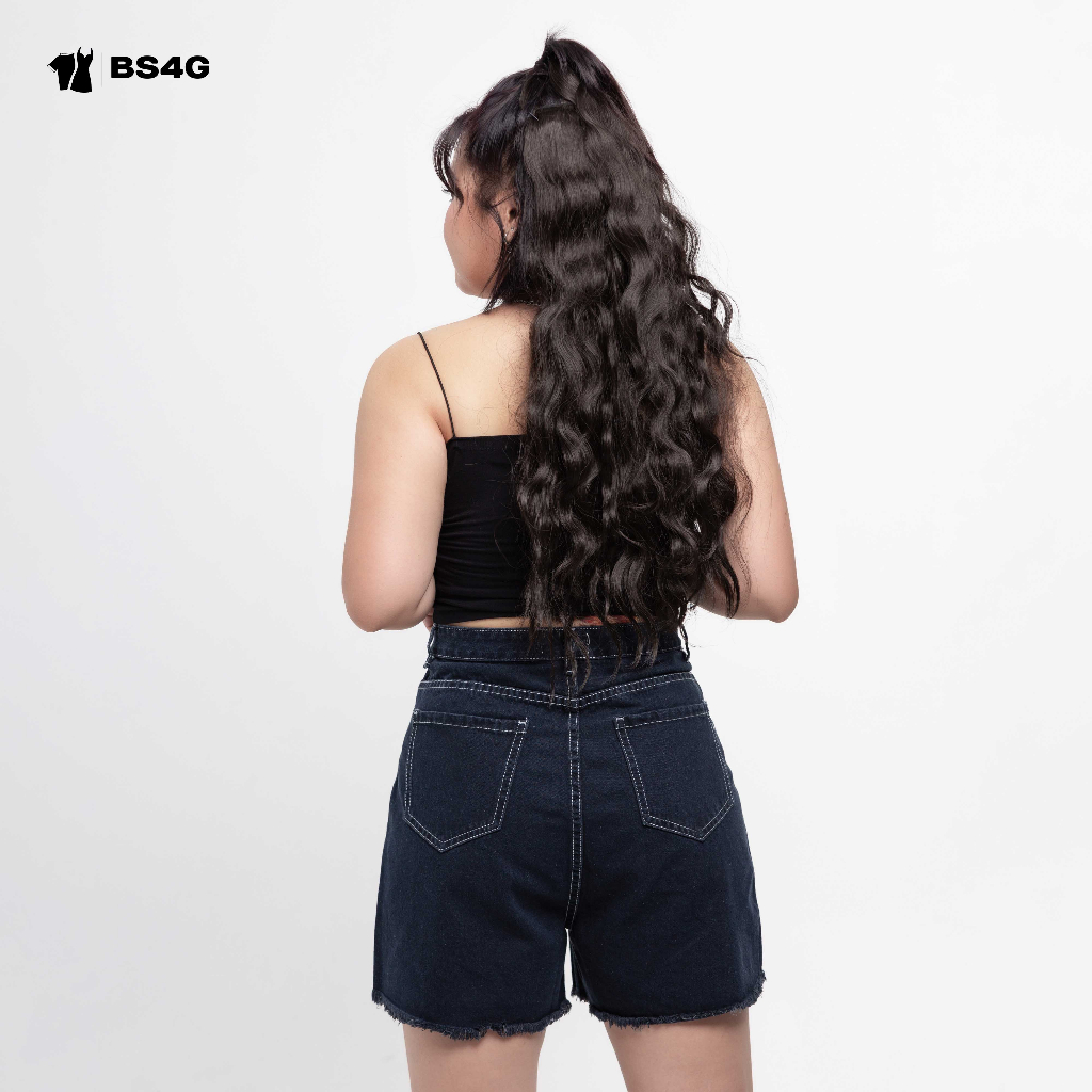 SHORT JEANS XANH ĐEN - SB008