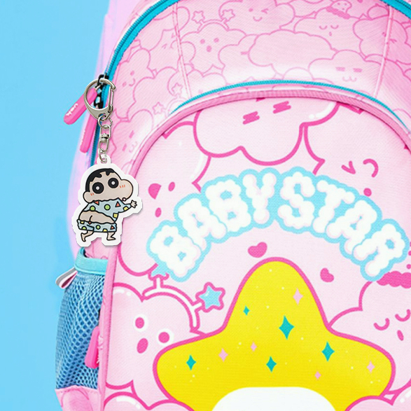 🍒🍒CHERRYKOKO Móc Khóa Hình Cậu Bé Bút Chì Shin-chan Bằng Acrylic Trong Suốt Dễ Thương