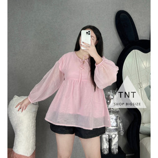 ÁO FORM RỘNG TAY DÀI PHỒNG  [TNT SHOP BIGSIZE 60KG 90KG]