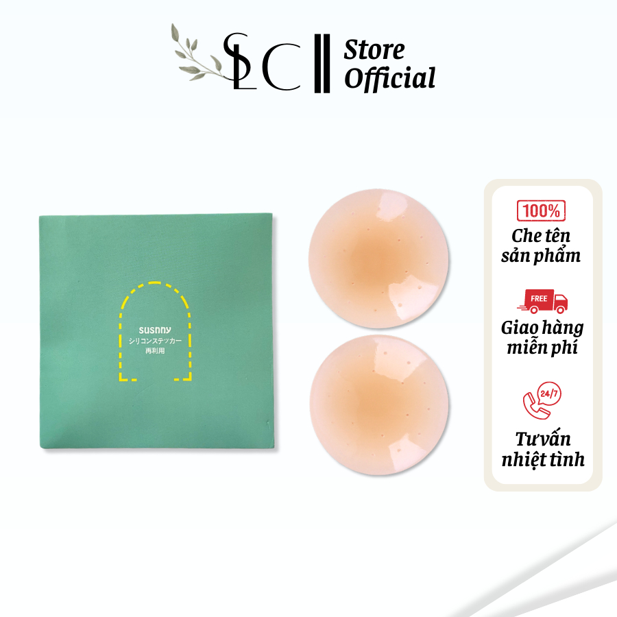 Miếng Dán Ngực Silicon Cao Cấp Chống Đọng Mồ Hôi Lỗ Thoáng Khí Chống N