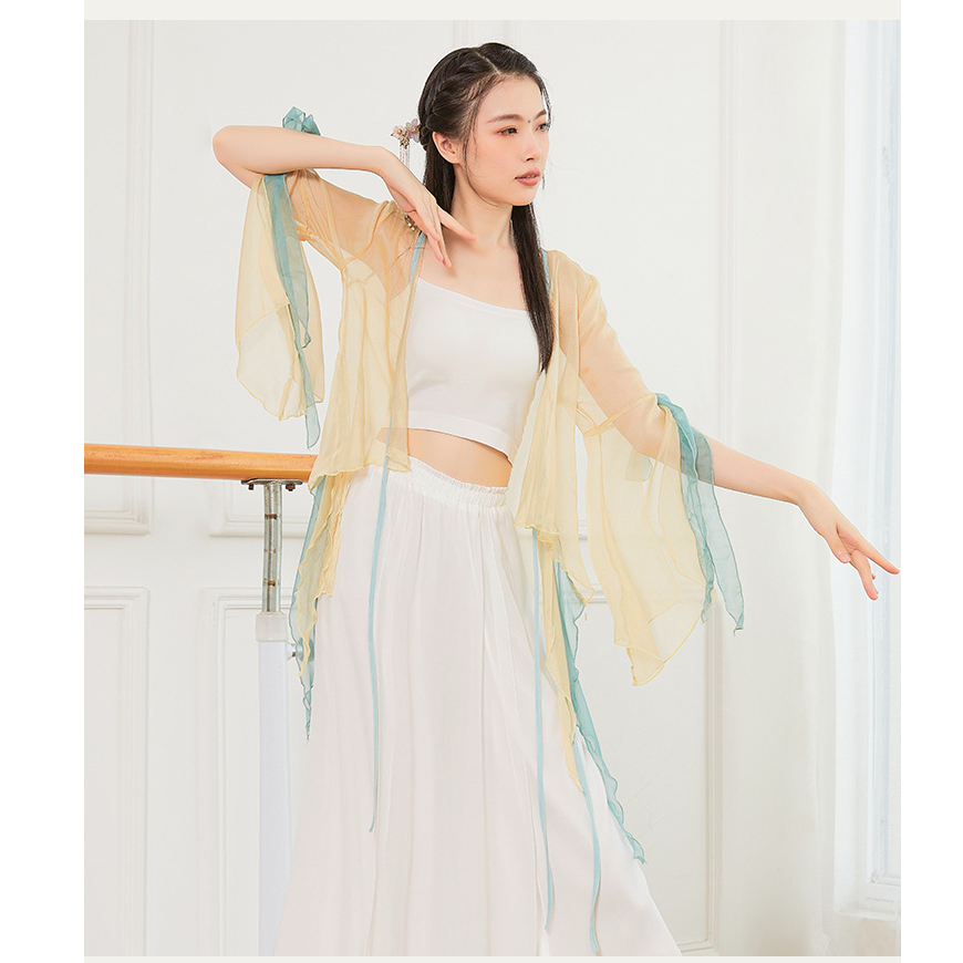 Áo khoác cardigan truyền thống áo múa Trung Quốc A200 - Đồ Múa Tịnh Nhi