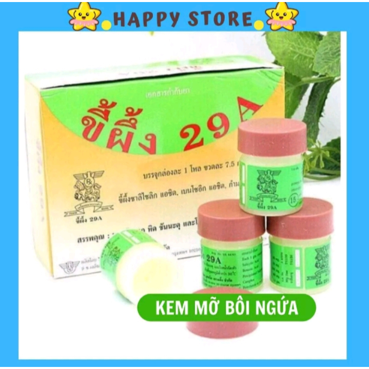 Kem 29A Thái Lan - Hết Chàm, Ghẻ Ngứa, Hắc Lào, Lang Ben Psoriasi Eczma