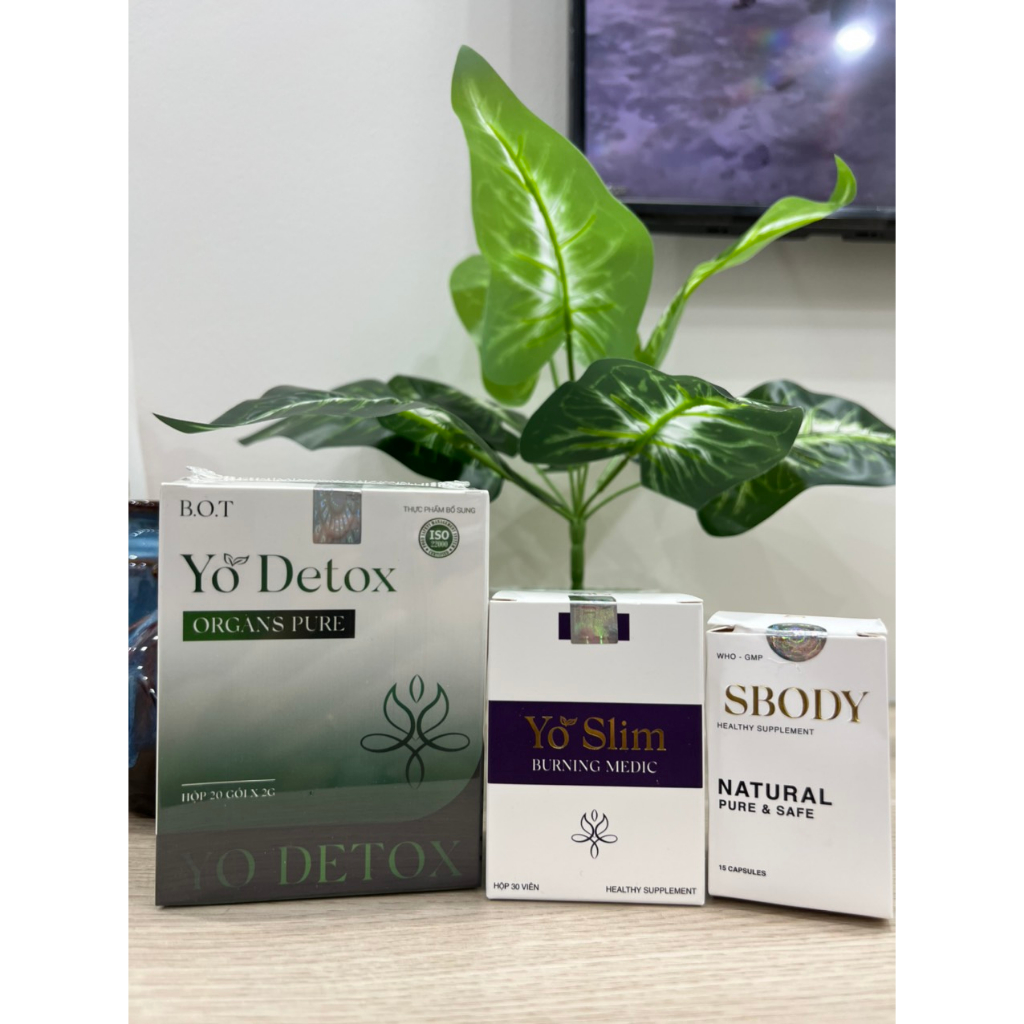 Giảm Cân Yo Slim Kèm Yo Detox B.O.T  Chính Hãng