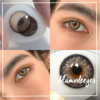 Lens nâu tây tia viền tím đậm