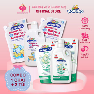 Combo 1 bình nước rửa Kodomo + 2 bịch nước rửa Kodomo