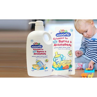 Combo 3 Túi Nước Rửa Bình Sữa, Rau Củ Kodomo Thái Lan 700ml