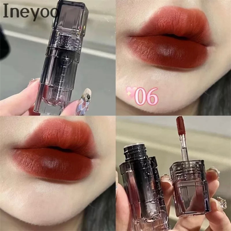 Son kem Ineyoo Soft Lip Gloss pha lê mềm mịn mướt môi lâu trôi