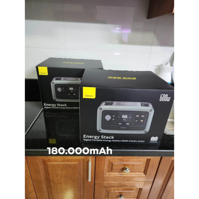 Trạm sạc di động Baseus 600W  180000mAh chính hãng cao cấp