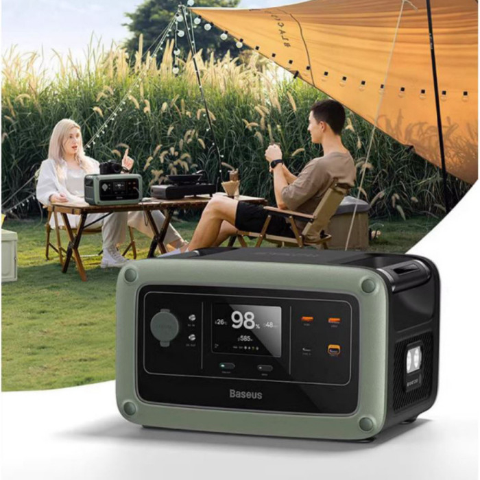 Trạm sạc di động Baseus 600W  180000mAh chính hãng cao cấp