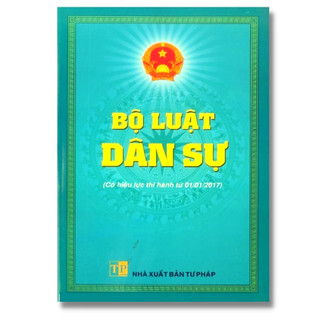 Sách bộ luật dân sự - bìa mềm, kích thước: 16x24cm, số trang: 308