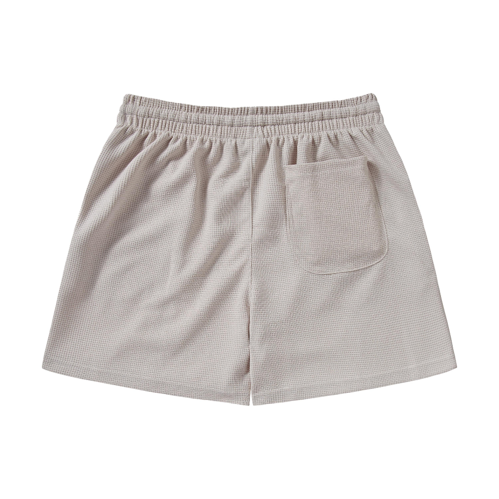 Quần Short Waffle Teelab Local Brand Unisex Logo Basic PS052