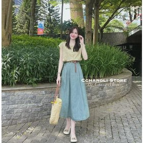 Set vintage áo bé + cv jean