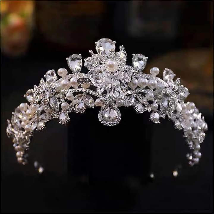 Vương Miện Nơ Đá Ngày Cưới Sang Trọng- - PKCMINHTAM