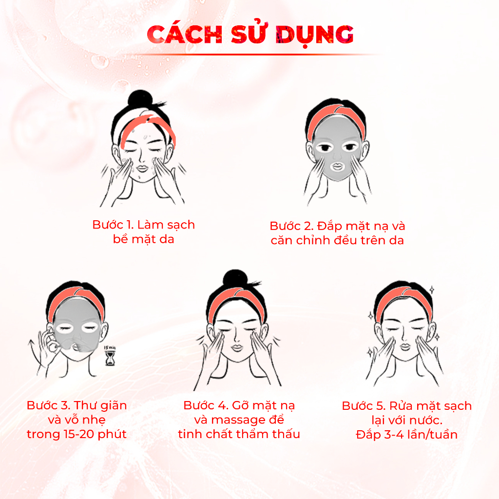 Hộp 10 Mặt nạ giải cứu da, tái dạo chuyên sâu Foodaholic PROBIOTICS &amp; HYALURONIC ACID Ample Mask 23ml x10