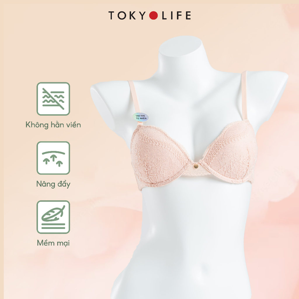 Áo lót Bra NỮ áo ngực có gọng nâng ngực tự nhiên thoáng mát TOKYOLIFE S9BRA013K