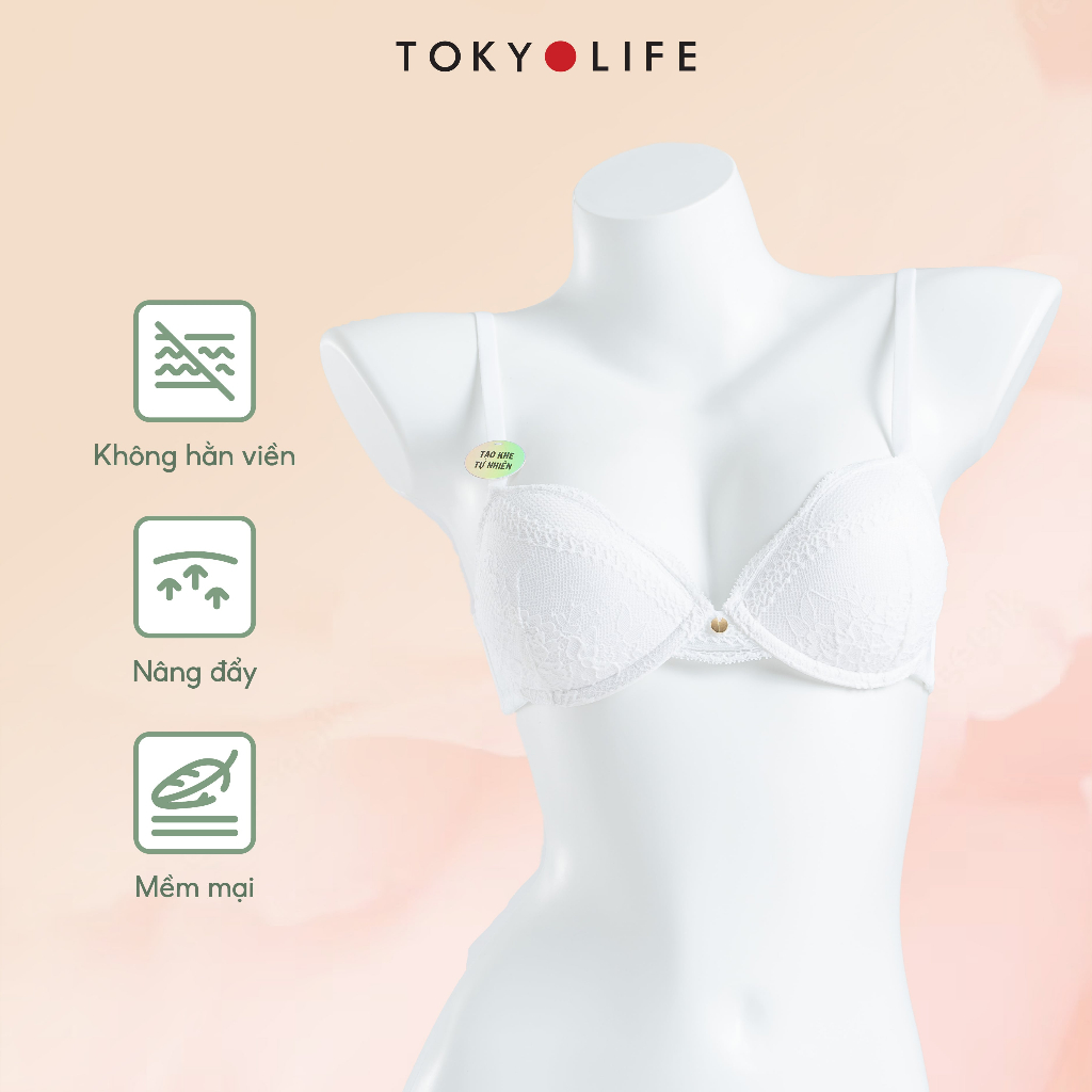 Áo lót Bra NỮ áo ngực có gọng nâng ngực tự nhiên thoáng mát TOKYOLIFE S9BRA013K
