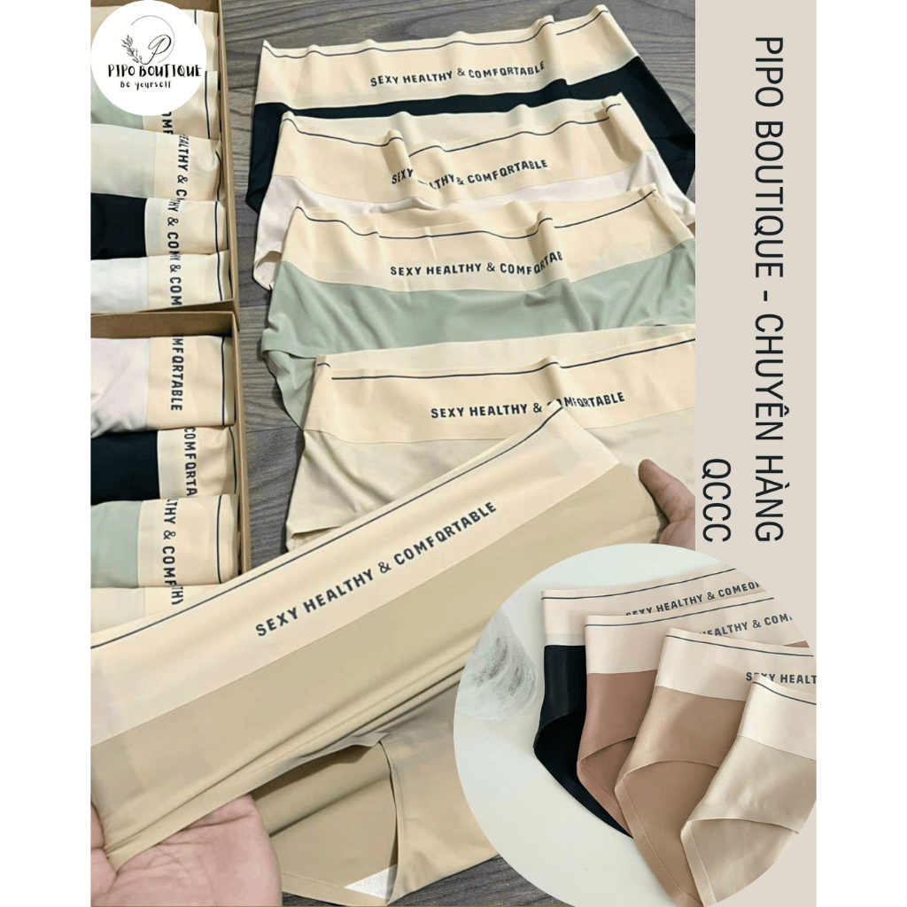 Quần Lót Su Nữ Tàng Hình Sexy Healthy Thun Lạnh Mịn 2 Size Ml