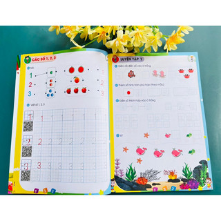 Vở toán phát triển tư duy cho bé