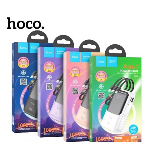 Pin Dự Phòng Hoco DK1 10000 MA, sạc nhanh, bảo hành 12 tháng, lỗi 1 đổi 1 trong 7 ngày TUNA SHOP