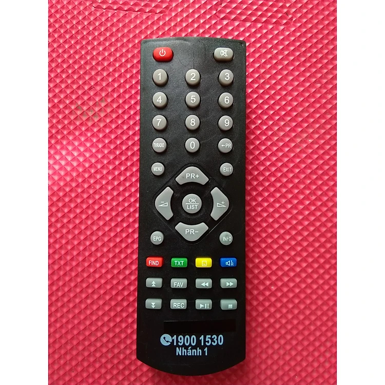 Điều khiển đầu thu VTC Digital 1900 1530 nhánh 1 , Remote dùng cho tivi Điều khiển đầu thu VTC Digit