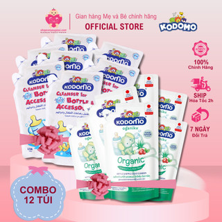 Combo 12 bịch nước rửa bình sữa kodomo - 700ml - sĩ & lẽ
