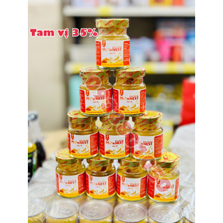 (Combo 10 hủ) Yến Monnest 35% tam vị kỷ tử - nhãn nhục - hạt sen - Yến Sào Bổ Dưỡng - Nha trang tam vị tứ vị 35%