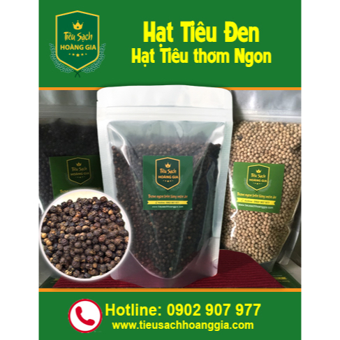 Hạt tiêu đen (1kg) - Loại Sạch, Thơm Ngon. Uy Tín tại TP.HCM. Giao hàng nhanh