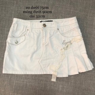 Chân váy jeans / miniskirt y2k 2hand