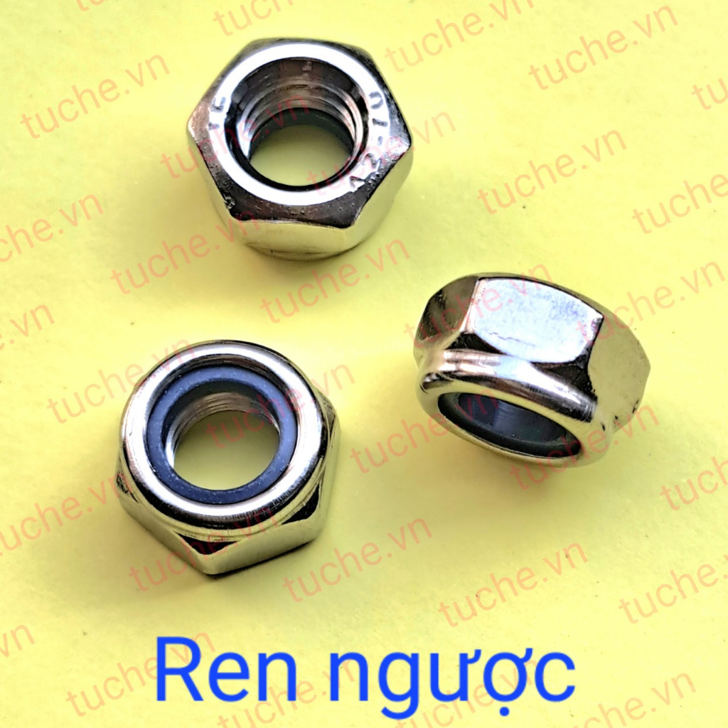 Đai ốc, ecu Inox 304/316 ren ngược chống tuột M3M4M5M6M8M10