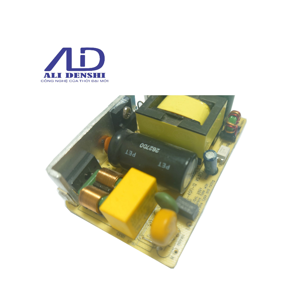 Mạch nguồn xung không vỏ 220VAC to 12VDC 5A