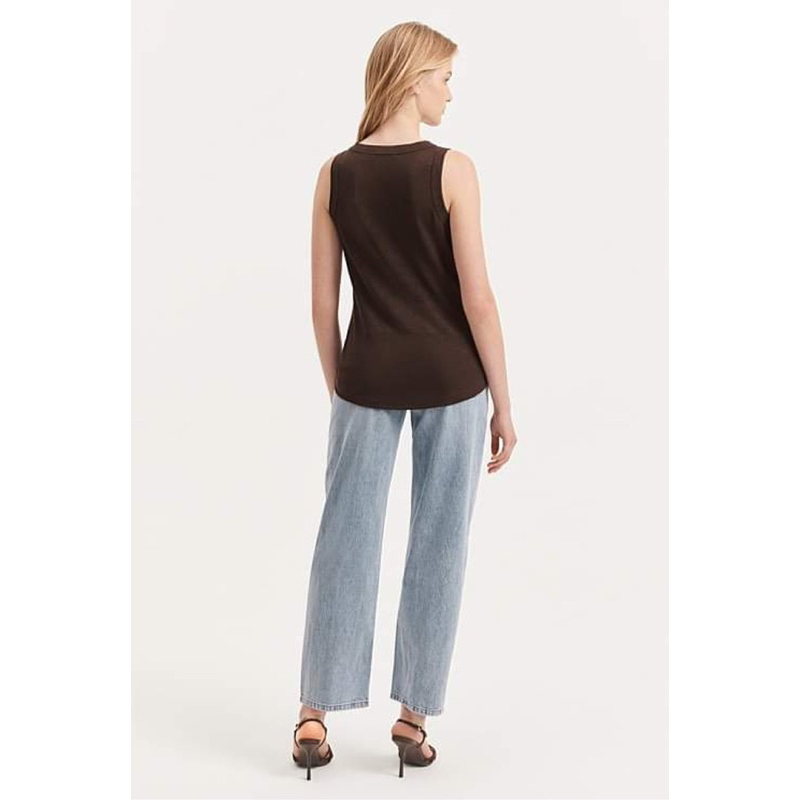 Áo 3 lỗ sát nách dáng dài thun linen trơn màu, 3 màu