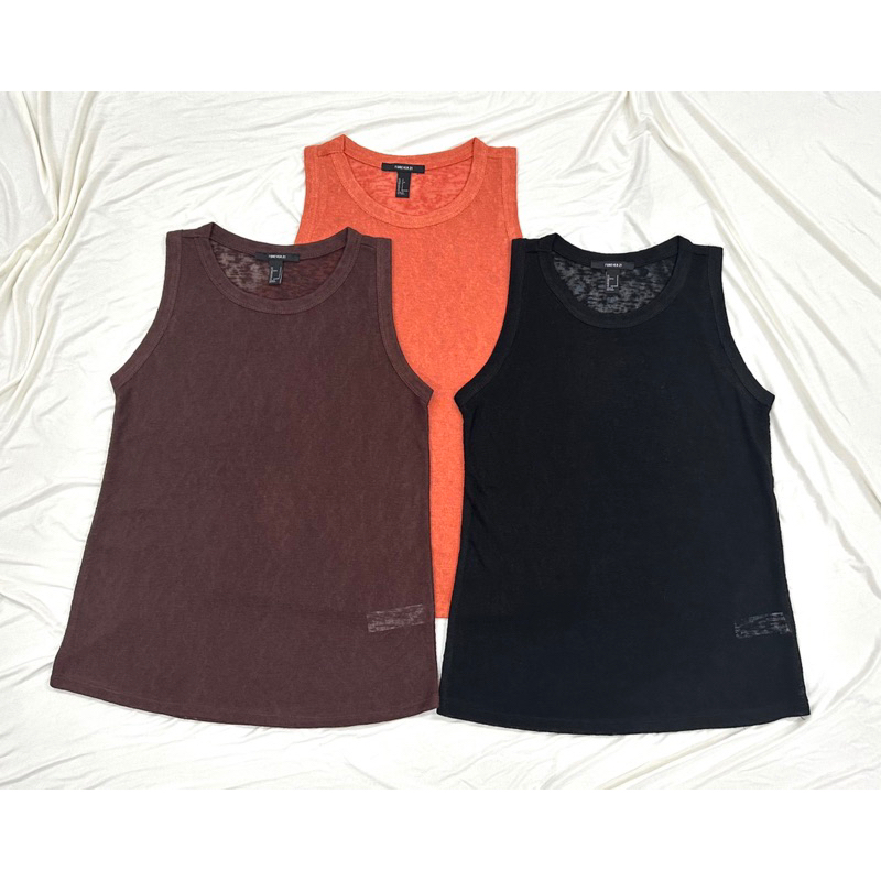 Áo 3 lỗ sát nách dáng dài thun linen trơn màu, 3 màu