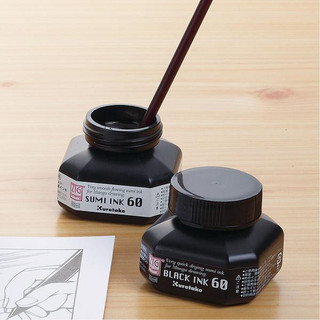 Mực Kuretake Sumi/Black/Shueki 60ml.