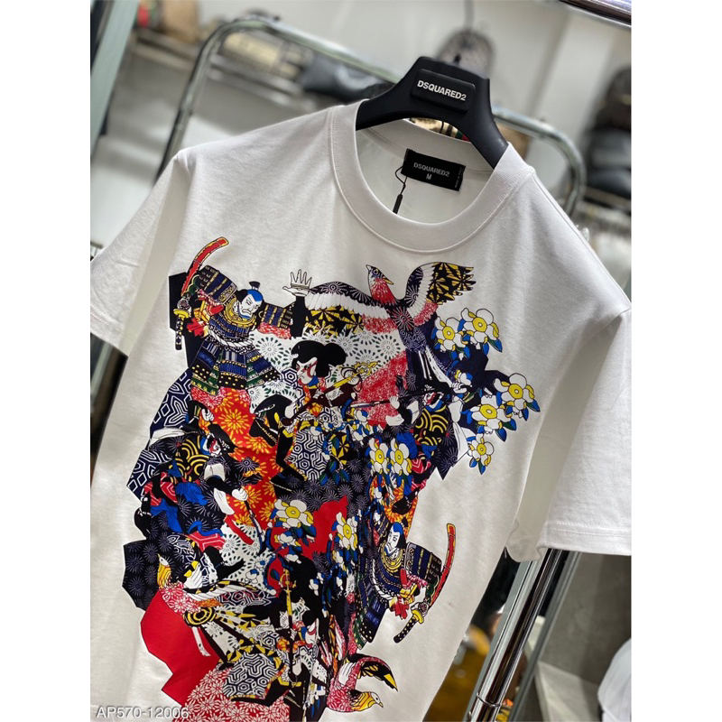 Áo phông DSQ2 Sammurai hình in cao cấp kèm video ảnh thật tại shop