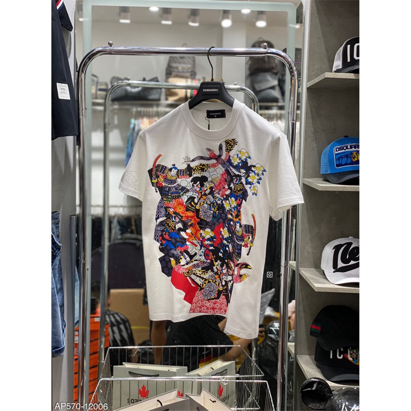Áo phông DSQ2 Sammurai hình in cao cấp kèm video ảnh thật tại shop