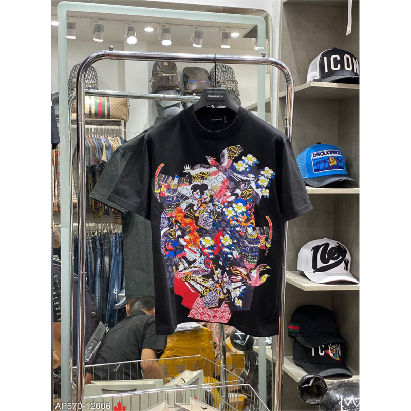 Áo phông DSQ2 Sammurai hình in cao cấp kèm video ảnh thật tại shop