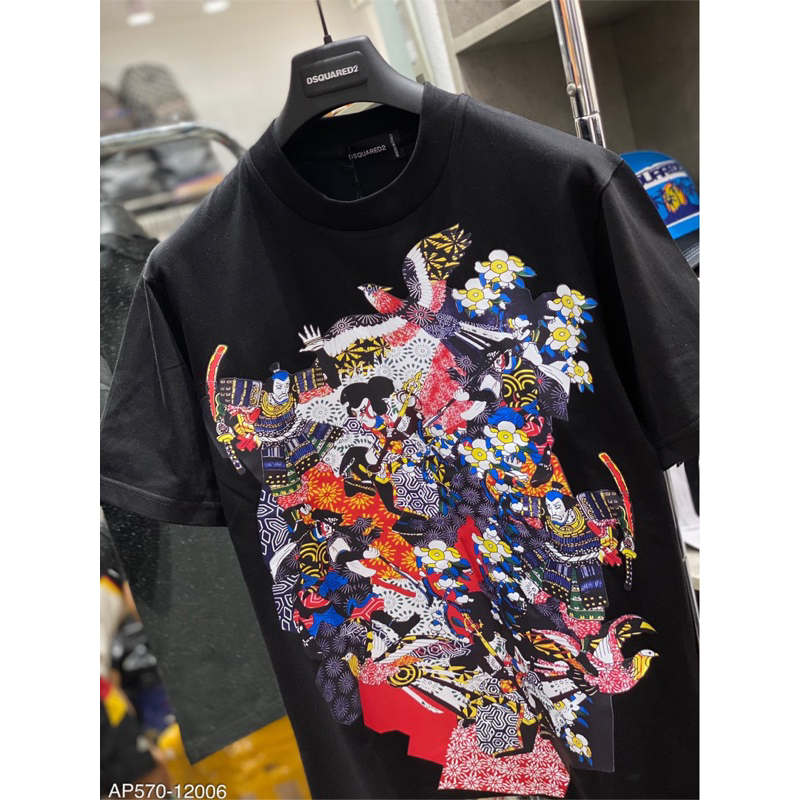 Áo phông DSQ2 Sammurai hình in cao cấp kèm video ảnh thật tại shop