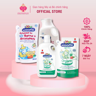 Combo Nước rửa bình sữa Kodomo 750ml + bịch 700ml