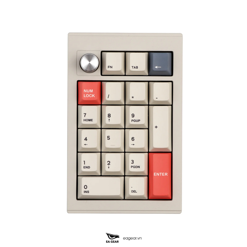Bàn Phím Cơ Numpad Cidoo V21 3 Modes Hotswap Full Nhôm CNC Gasket Mount - EA Gear